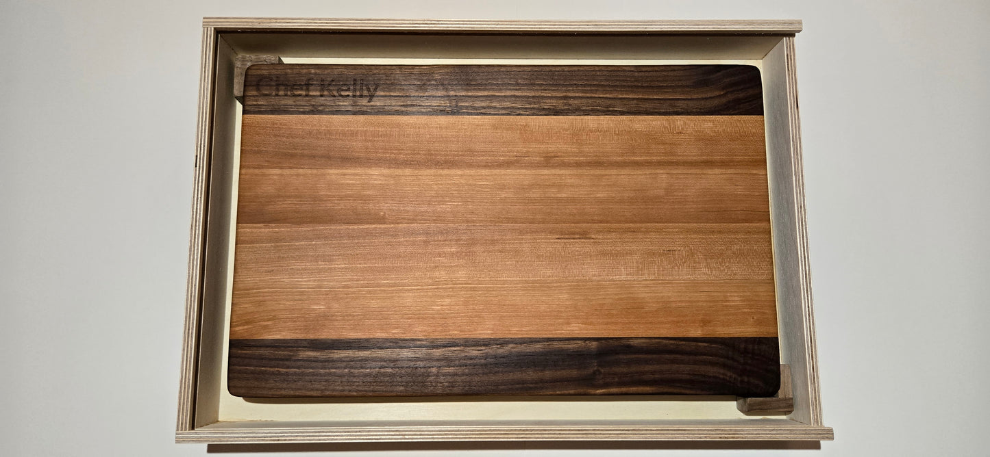 Luxury Cutting Board Gift Set with Laser Engraving