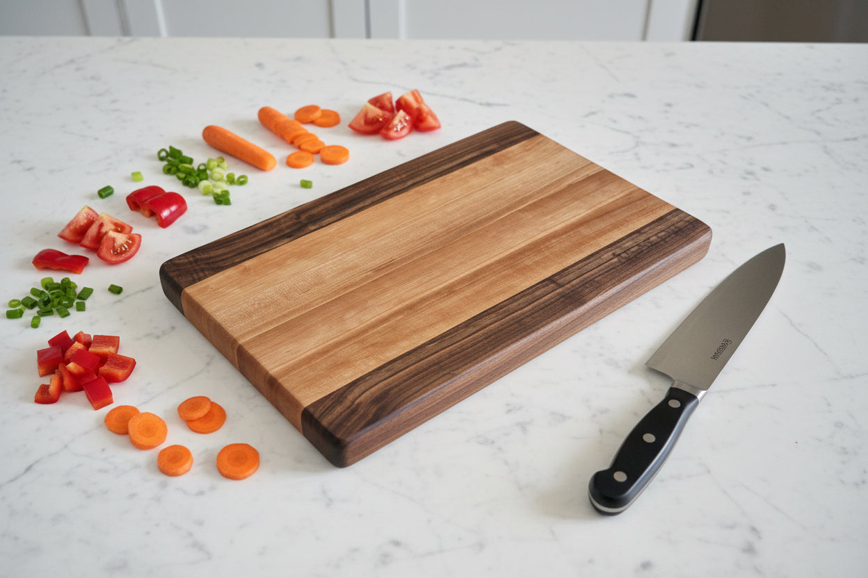 Luxury Cutting Board Gift Set with Laser Engraving