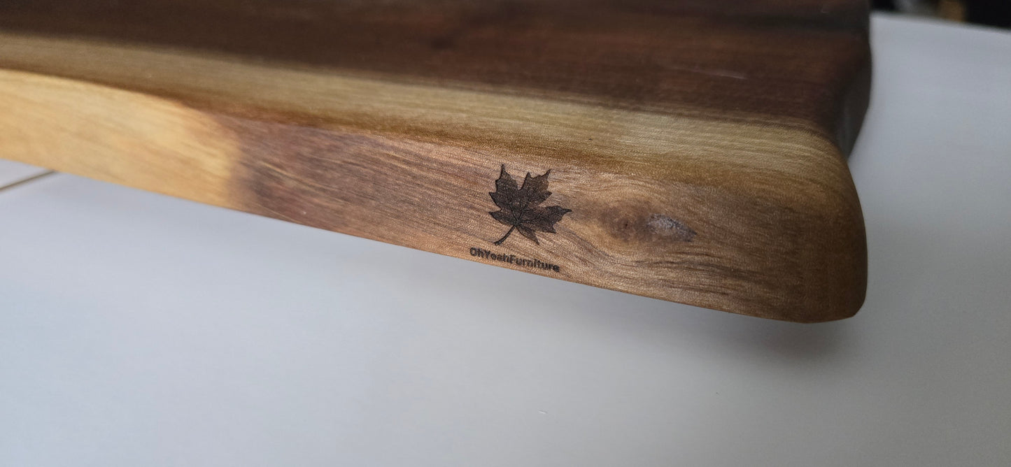 Luxury Walnut Serving/Charcuterie Board gift box set