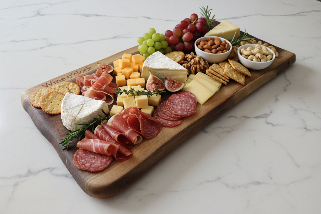 Luxury Walnut Serving/Charcuterie Board gift box set