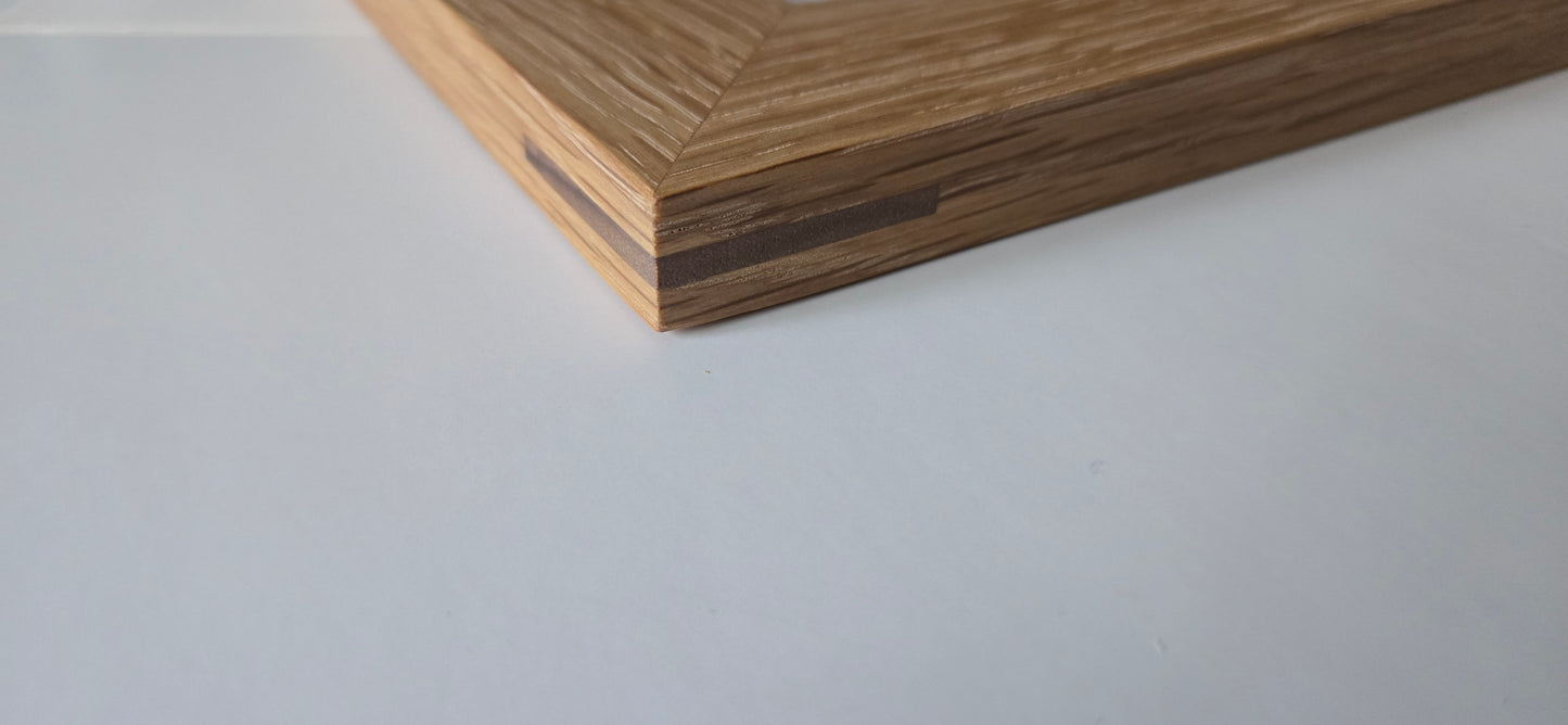 Luxury White Oak Picture Frames Gift Set with box