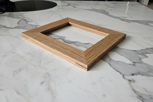 Luxury White Oak Picture Frames Gift Set with box