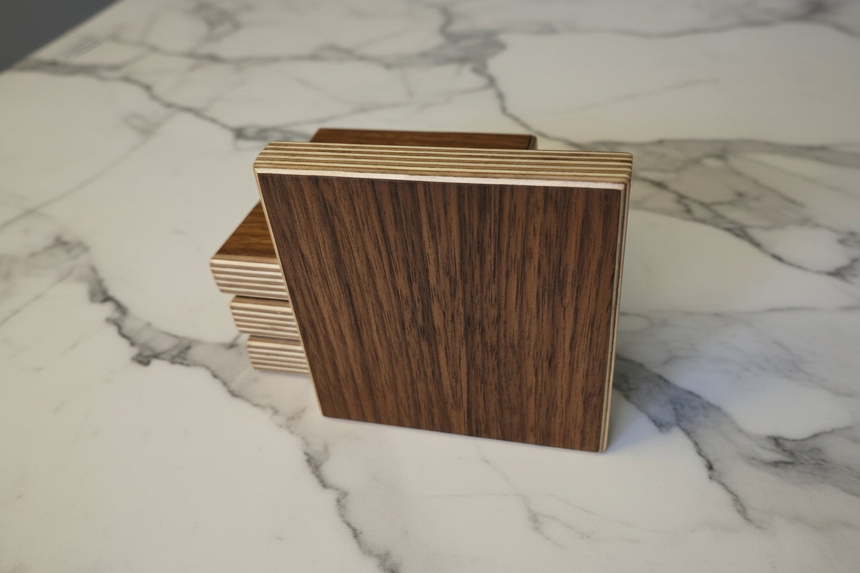 Premium Veneer Baltic Birch Coasters